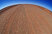 Outback road in the center of Australia